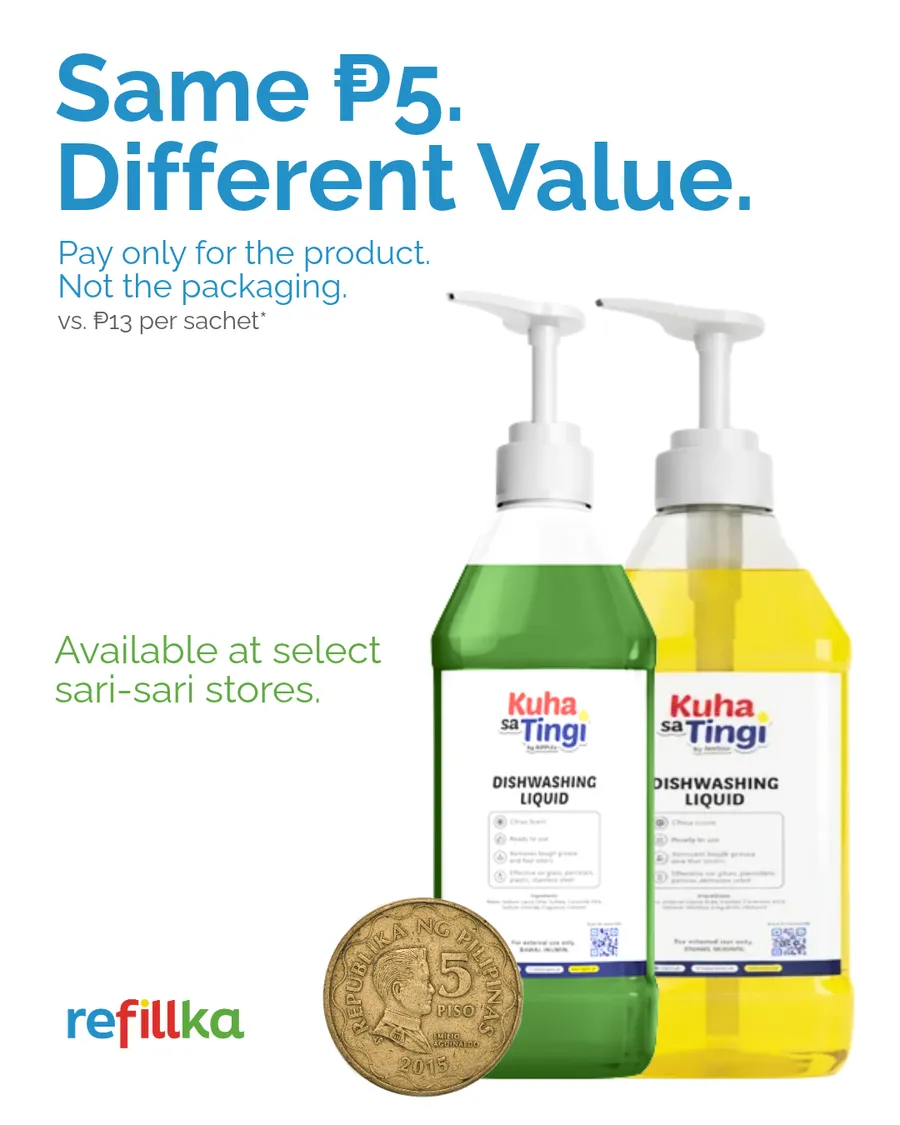 Post: Same ₱5. Different value.